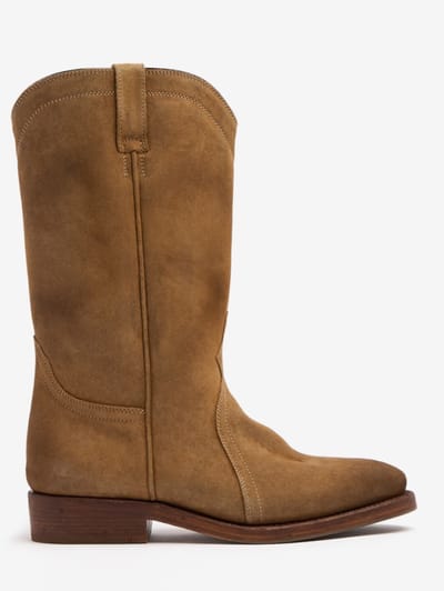 Jil Sander - 20mm Bruce suede cowboy boots