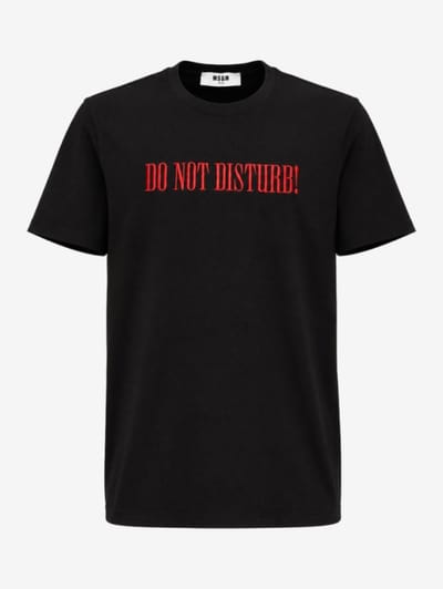 MSGM - Cotton short sleeve t-shirt
