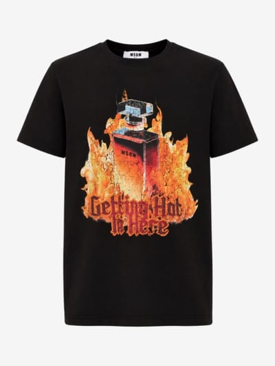 MSGM - Printed short sleeve t-shirt