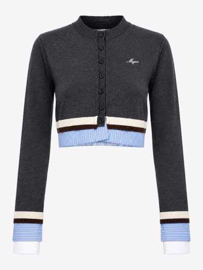 MSGM - Mini cardigan with logo