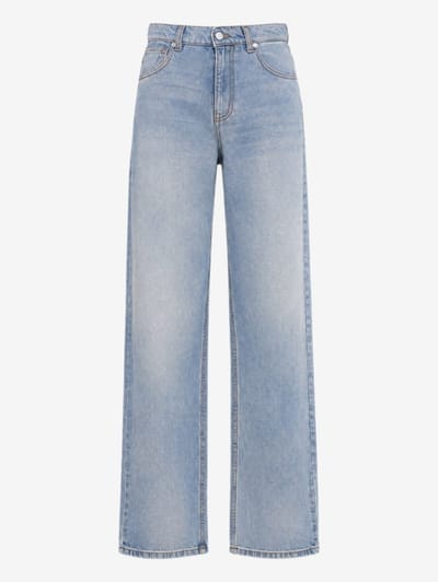 MSGM - Wide leg mid rise jeans