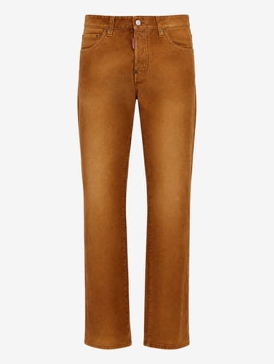 Dsquared2 - 642 vintage-effect cotton denim jeans