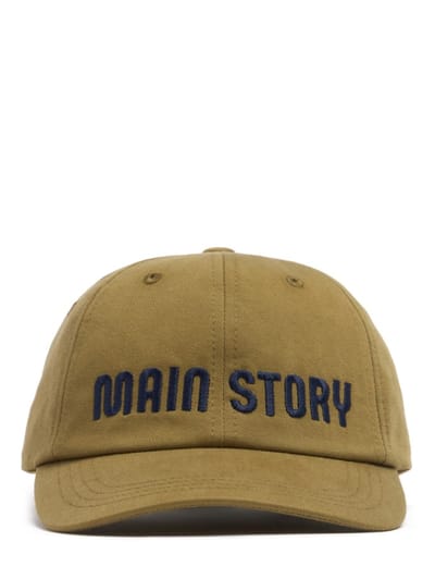 Main Story - Organic cotton baseball cap with embroidered logo