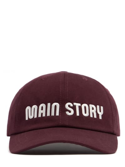 Main Story - Organic cotton baseball cap with embroidered logo
