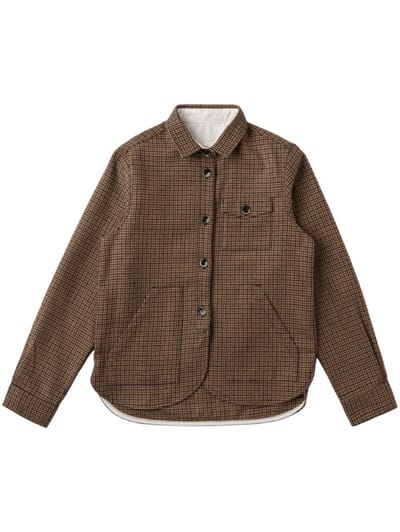 Nine In The Morning - Plaid shirt jacket