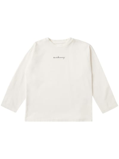 Nine In The Morning - Embroidered long-sleeve T-shirt