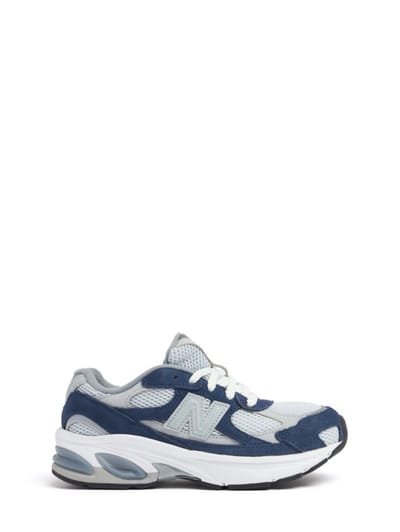 New Balance - Suede and mesh sneakers