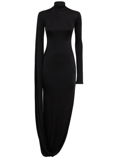 Giuseppe Di Morabito - Long dress with asymmetric sleeve