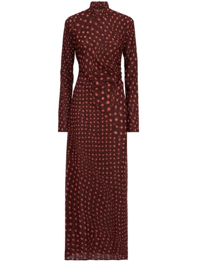 Stella McCartney - Polka-dot mesh maxi dress
