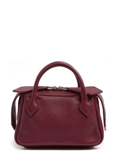 Minobossi - Alice Bauletto leather top handle bag