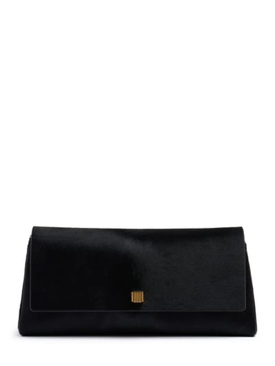 Khaite - Clutch with fluted metal closure