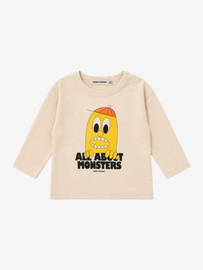 Bobo Choses - Bigtooth Lemon print long-sleeve organic cotton T-shirt