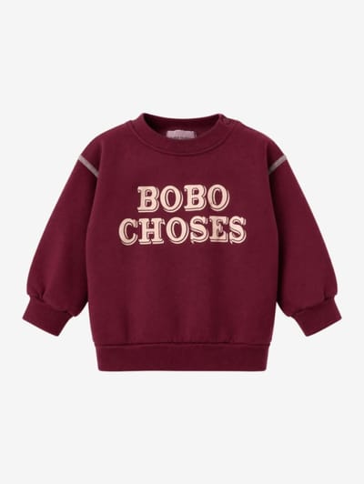 Bobo Choses - Organic cotton sweatshirt with embossed logo