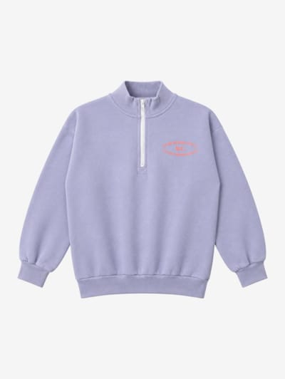 Bobo Choses - Mystery BC organic cotton half-zip sweatshirt