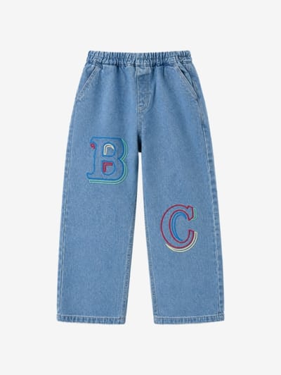 Bobo Choses - Organic cotton jeans with embossed logo
