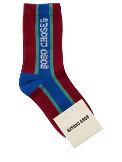 Bobo Choses - Extra-long organic cotton logo socks