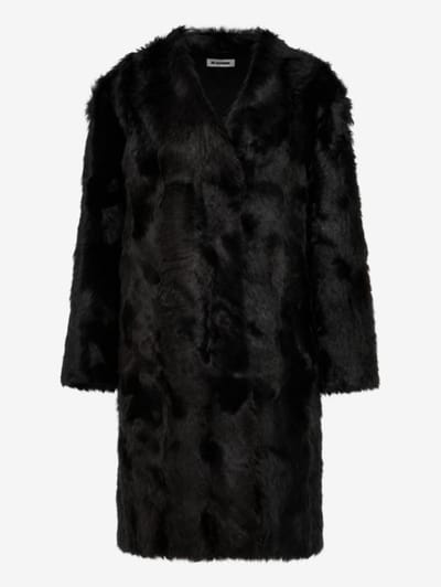 Jil Sander - Mohair coat with front fastening