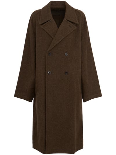 Lemaire - Double-breasted wool and alpaca coat