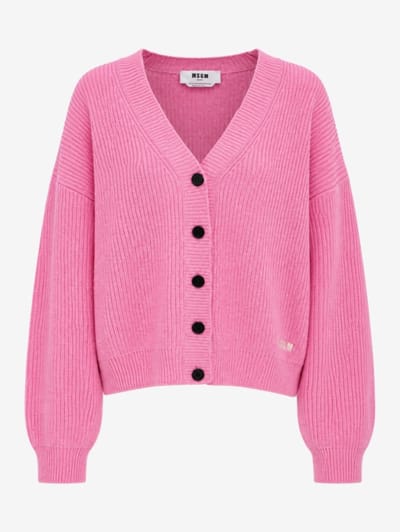 MSGM - Ribbed v-neck cardigan