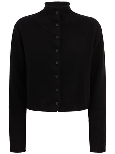 Khaite - Cropped wool and cashmere cardigan