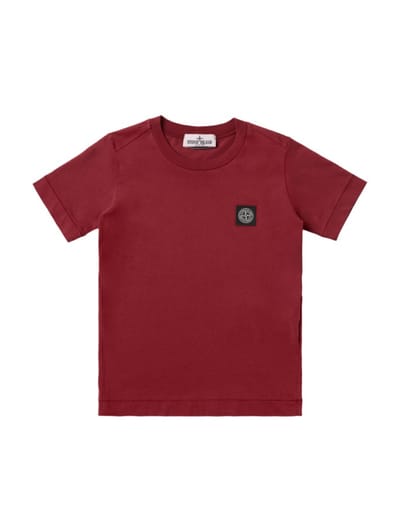 Stone Island Junior - Cotton jersey t-shirt w/logo
