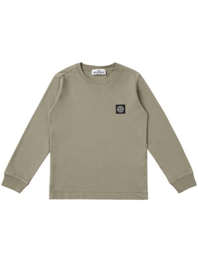 Stone Island Junior - Cotton long-sleeve T-shirt