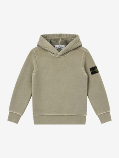 Stone Island Junior - Cotton sweatshirt hoodie