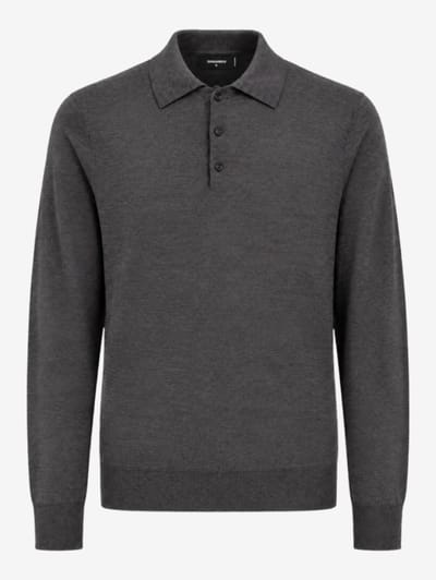 Dsquared2 - D2 Upside Down Long Sleeves Polo