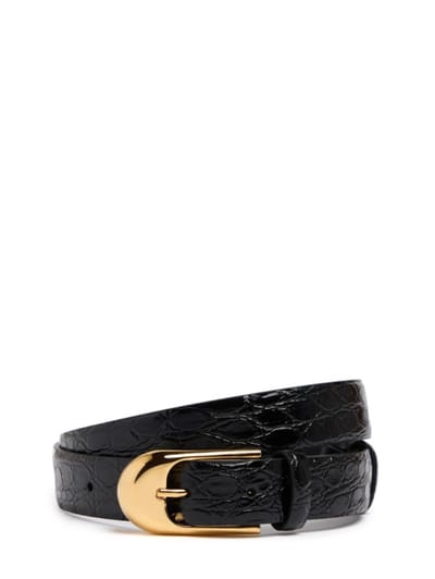 Khaite - Dome belt - gold (25mm)