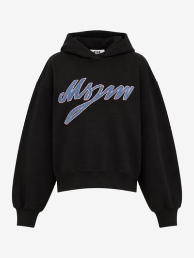 MSGM - Logo printed hoodie