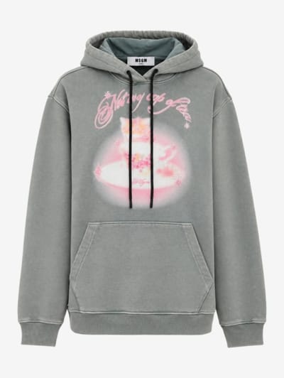 MSGM - Printed hoodie