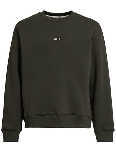 SOTF - Cotton crewneck sweatshirt with logo