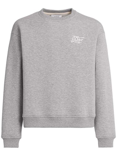 SOTF - Cotton sweatshirt with logo prints