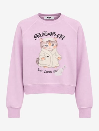 MSGM - Printed sweatshirt