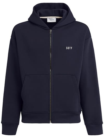 SOTF - Cotton zip-up hooded sweatshirt