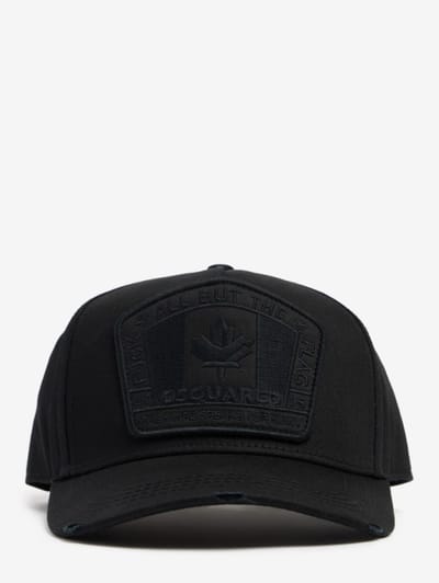 Dsquared2 - Flag patch cotton canvas baseball hat