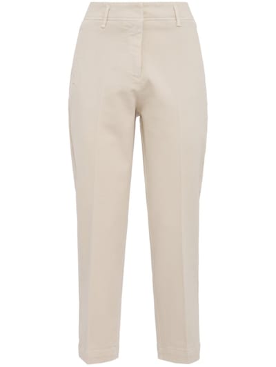 CRUNA - Flat front barrel fit pants