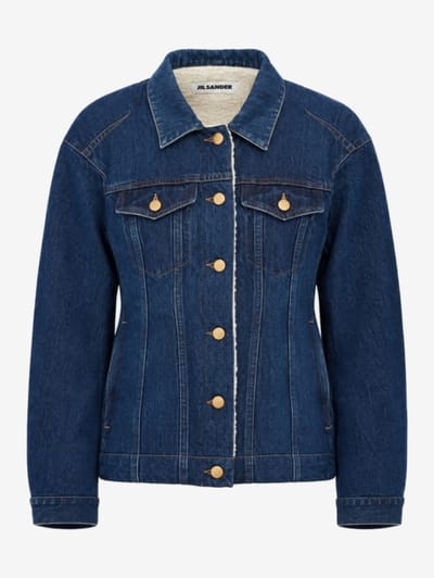 Jil Sander - Treated cotton denim jacket