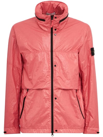 Stone Island - Nylon jacket with packable hood