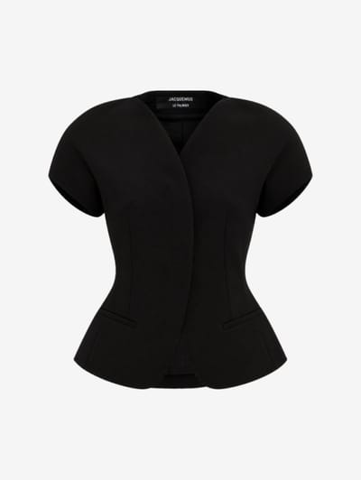 Jacquemus - Ovalo short-sleeve wool jacket