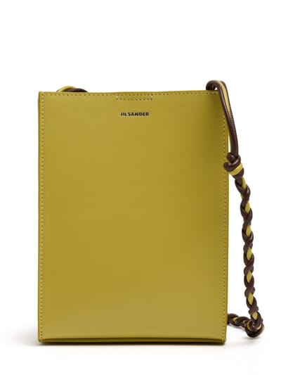 Jil Sander - Leather shoulder bag with braided strap