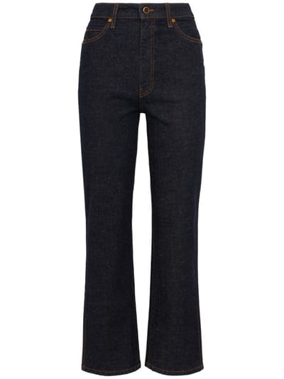 Khaite - Abigail flared cotton denim jeans