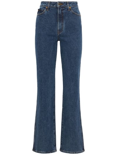 Khaite - Flared cotton denim jeans