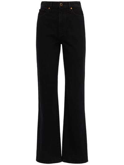 Khaite - Flared cotton jeans