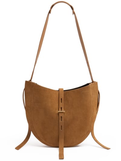 Minobossi - Mini suede hobo bag