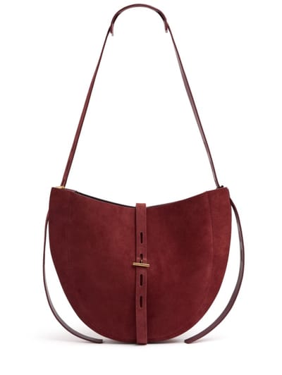 Minobossi - Mini suede hobo bag
