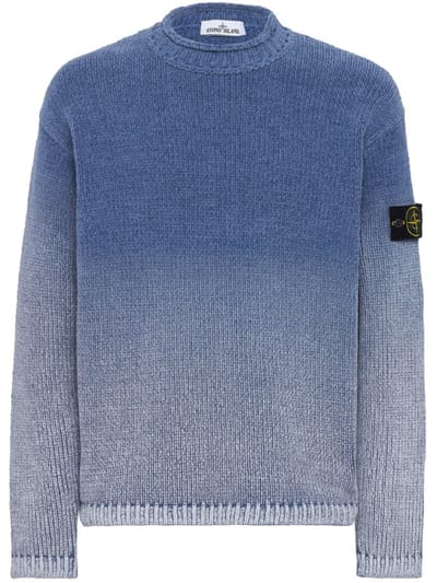Stone Island - Ribbed cotton crewneck sweater