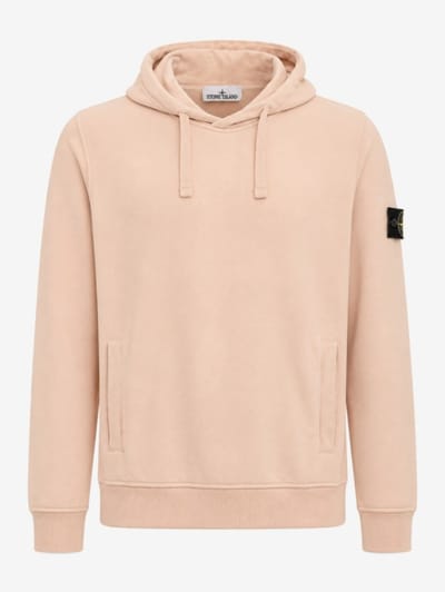 Stone Island - Logo cotton hoodie