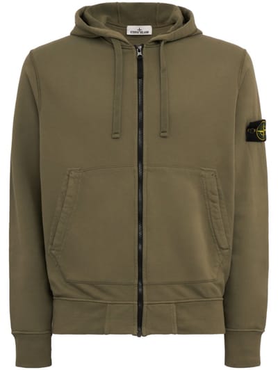 Stone Island - Zip-up hooded sweatshirt
