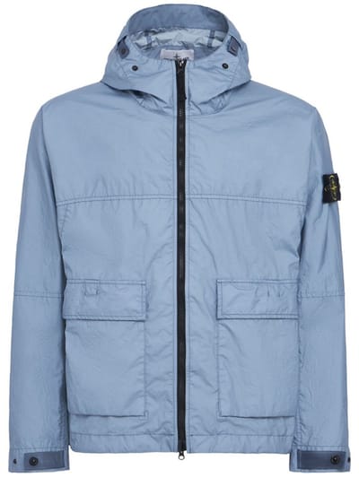 Stone Island - Short hooded nylon parka